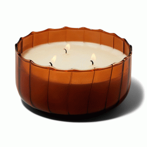 Стъклена соева свещ Падивакс Ripple 340 гр - Тютюн и пачули